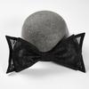 High Quality Vintage Formal Hats Wool Elegant Bow Tie Black Lace Fedora Hat