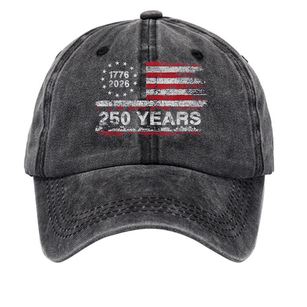 American Anniversary Commemorative Hat Printed Baseball Hat