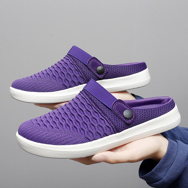 Slip On Shoes Men Women Flat Sandals Casual Indoor Home Slippers Summer Breathable Mesh Shoes Beach Plus Big Size 54 53 52 51 50