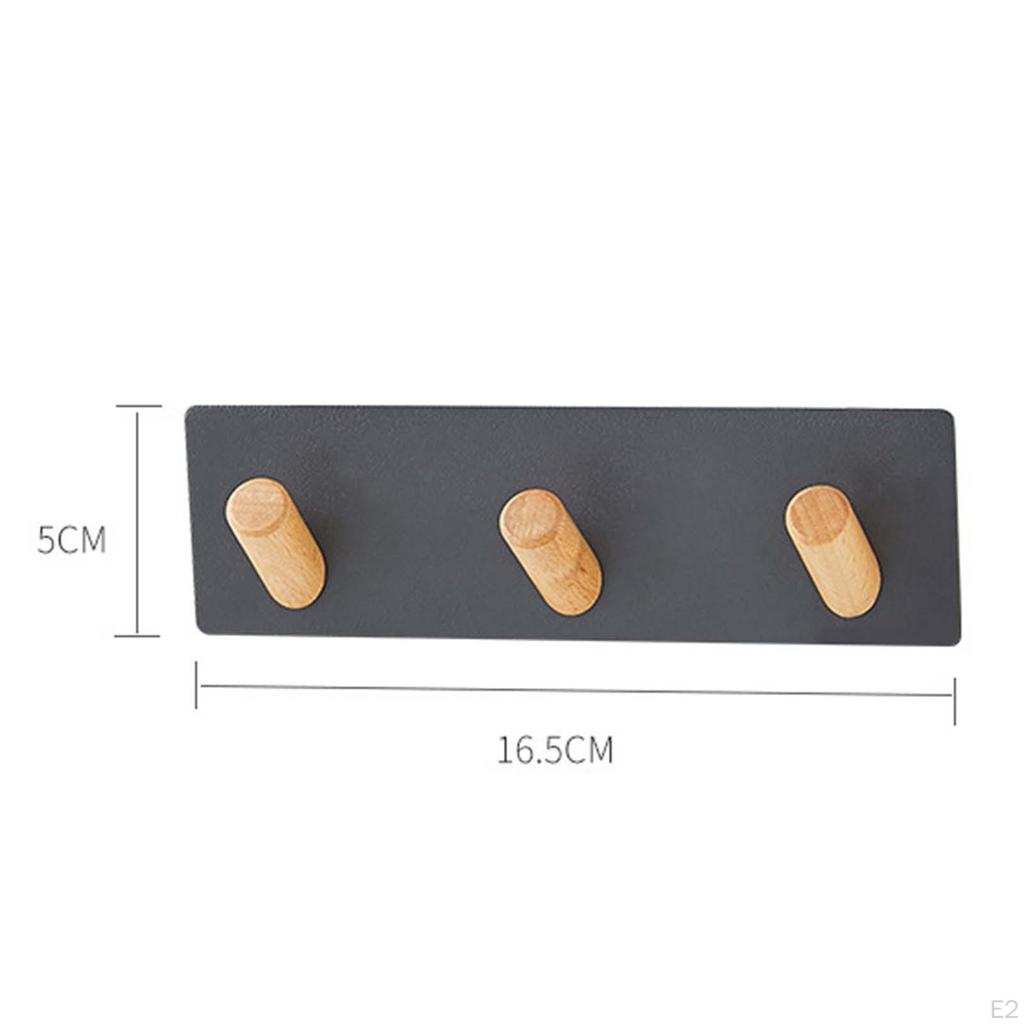 Schlüsselhalter Hutablage Wandhalterung Holz Holz für Handtücher