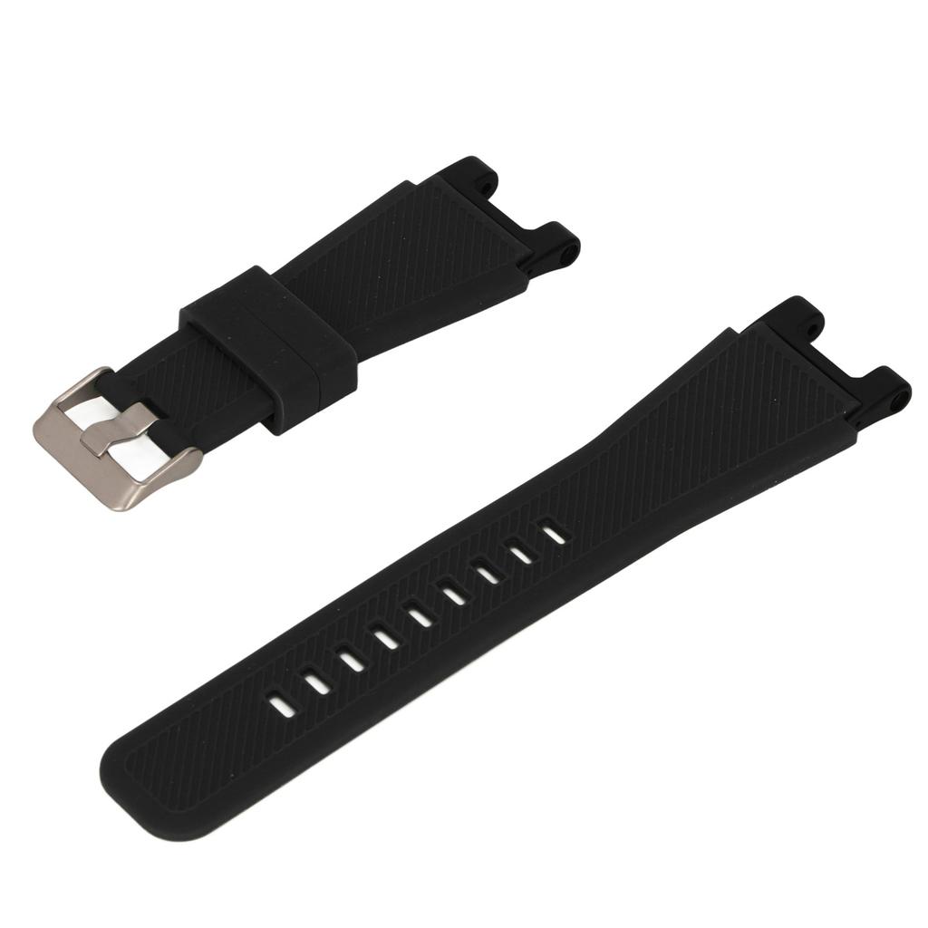 Silicone Soft Bracelet Belt Sport Watch Band Strap for Pro Smartwatch(Black )