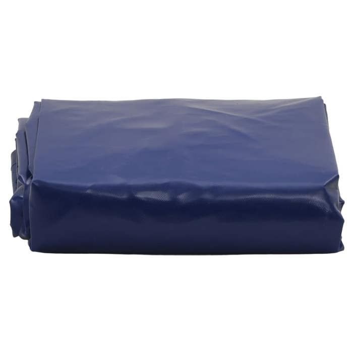 VidaXL Bâche, Couverture de Toit avec Oeillets Métalliques, Bâche de Protection Résistante aux UV Jardin Extérieur, Bleu 5x7 156064