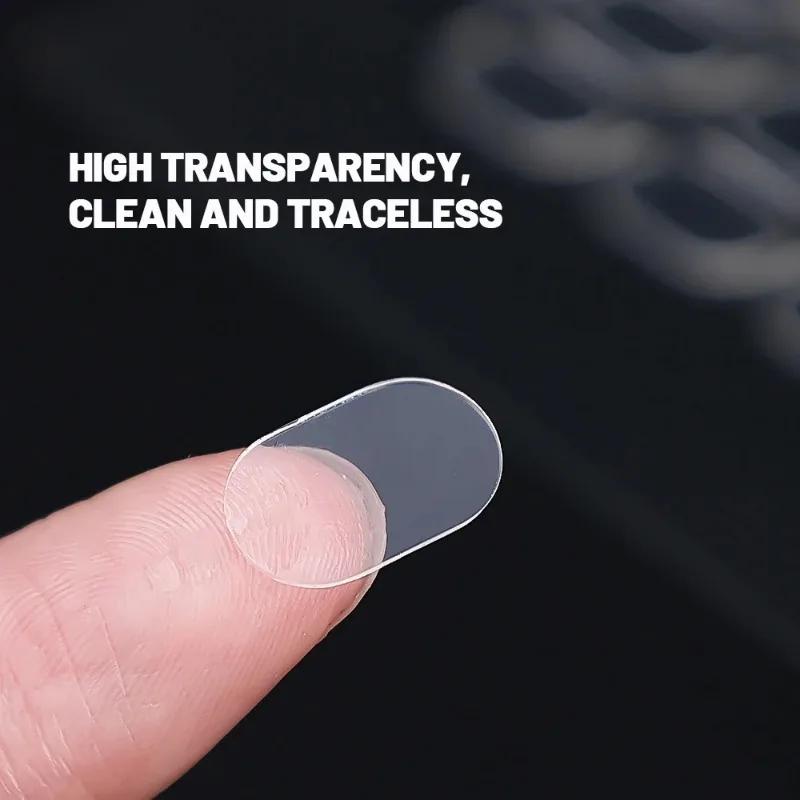 Removable Double Sided Gel Glue Pads Self Adhesive Dots Action Figures Poster Dolls Wall Hanging Clear Sticky Glue Fixed Patches