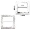 1pcs Large Square Rhinestone Buckle Silver for Scarf Shirt Garment Accessory