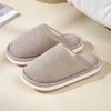 Winter cotton slippers women's indoor home household thick bottom non-slip bag head cotton drag men's comfort