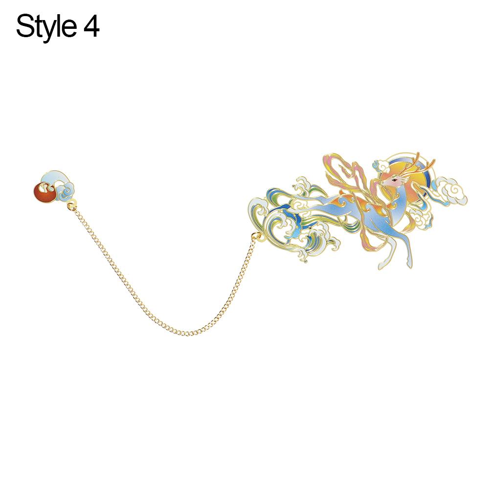 Hot Chinese Style Metal Bookmark Tassel Pendant Retro Book Clip Pagination Mark School Office Supplies Stationery Student Gift
