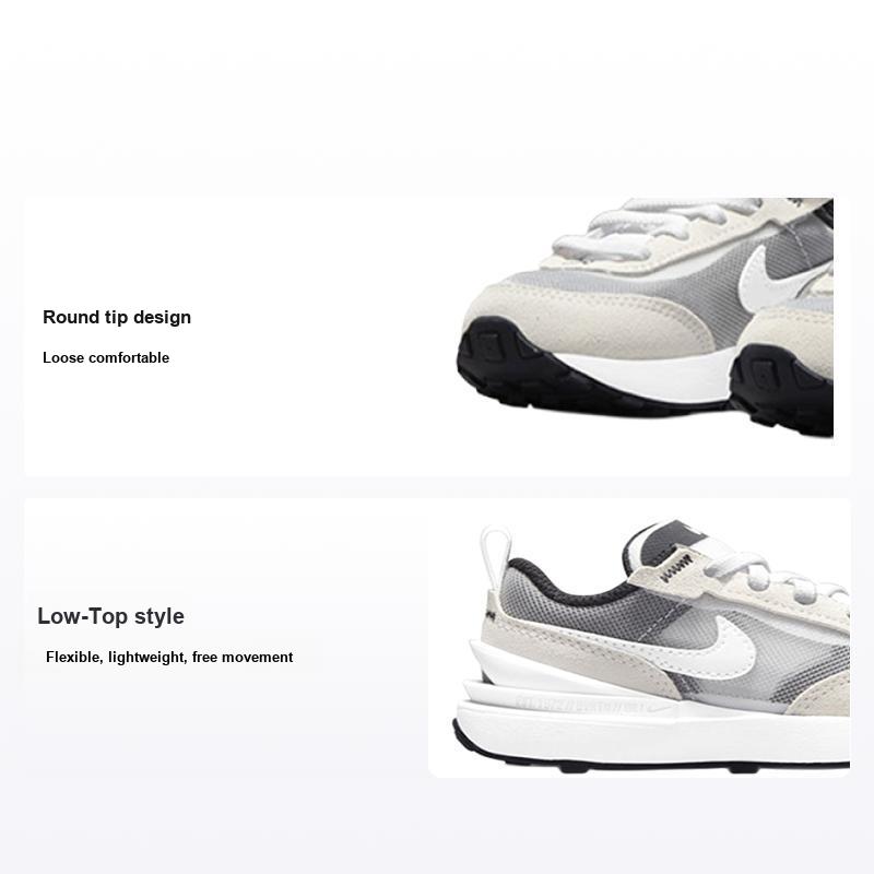 Детские кроссовки Nike Waffle One TD Summit White Black Orange DC0479-100 21