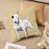 Cartoon Bull Terrier Series Pillow Case Antidustmite Invisible Zipper Sofa Bed
