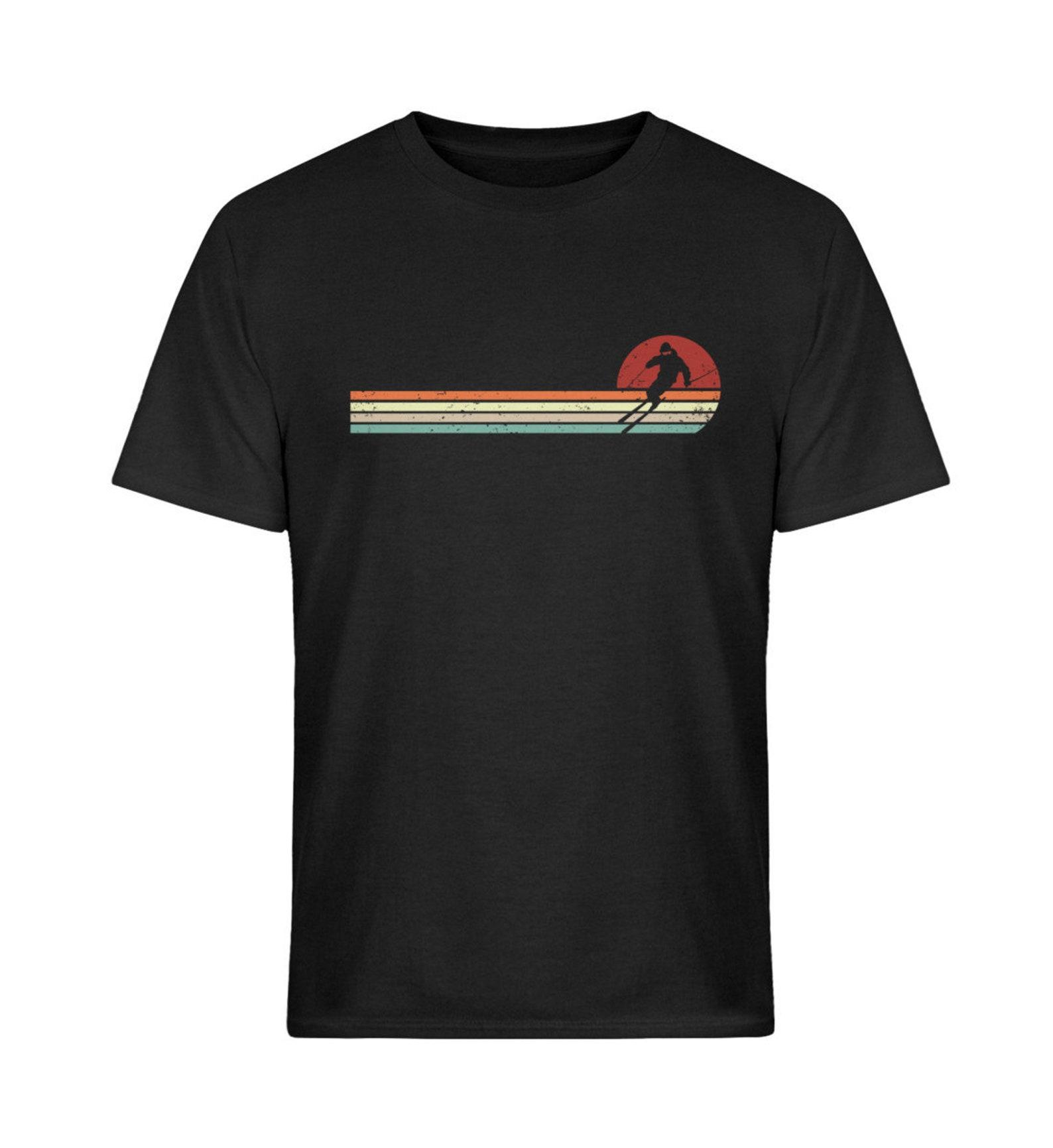 Skier Vintage Skiing Retro Ski T-Shirt S