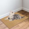 Cat Scratcher Mat Water Bowl Dog Food Dishes Place Kitten Pet Placemats