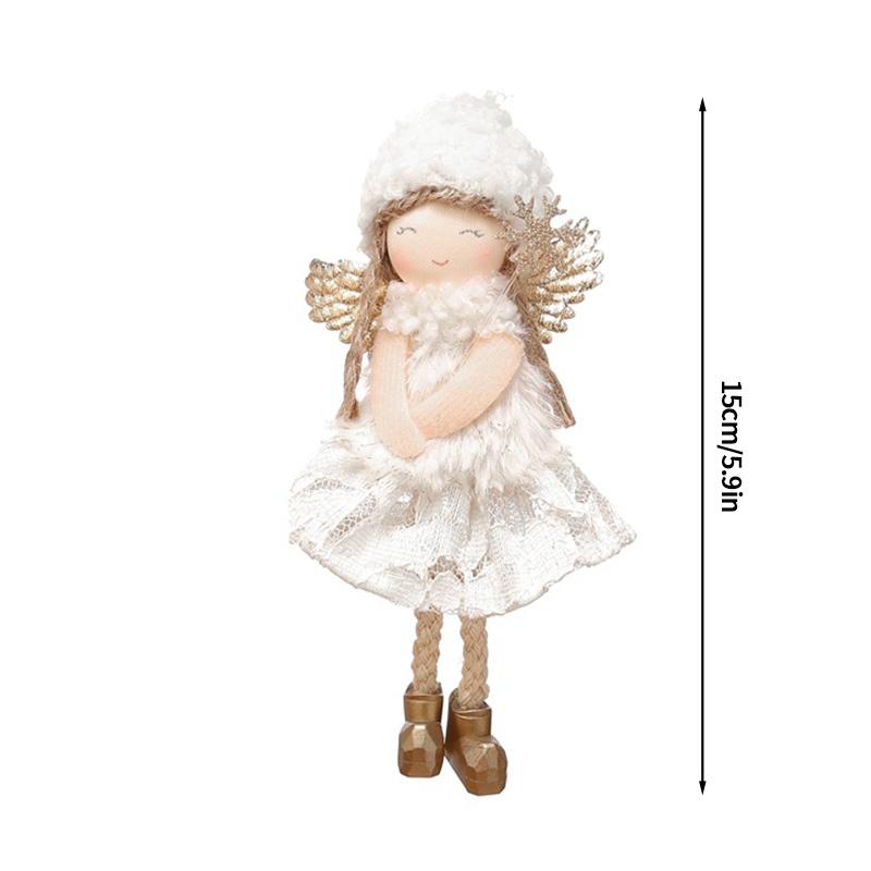 Christmas Doll Ornament Christmas Decoration 2025 Christmas Tree Hanging Pendant New Year Angel Doll Festival Gift for Children