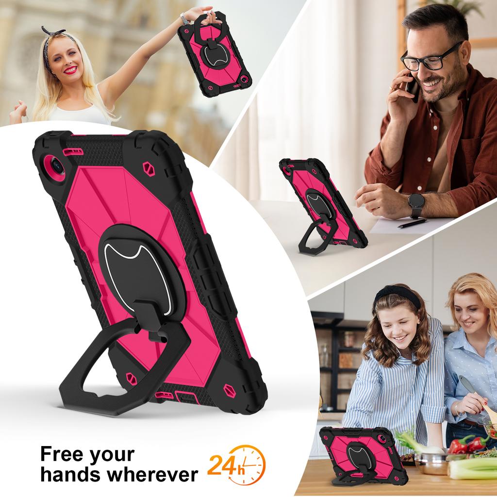 Robuste Panzerhülle für Xiaomi Poco C Pad X11 7pro 8pro Redmi Pad 2pro 12.1" SE 8.7" 9.7"11" 360° drehbarer Ständer für Kinder Tablet-Hülle mit Schultergurt