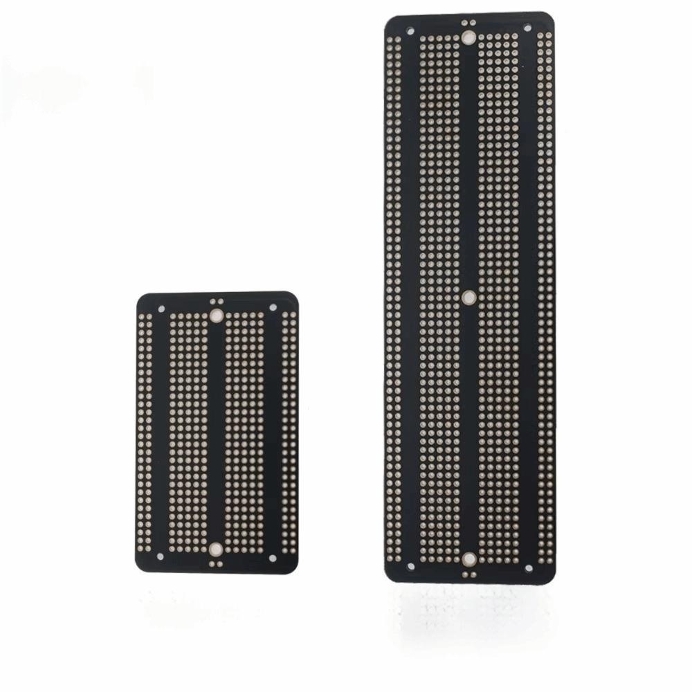2.54 Spacing Permanent Breadboard Five-hole Gold-plated Solder PCB Prototype Board Universal Black Prototype Breadboard