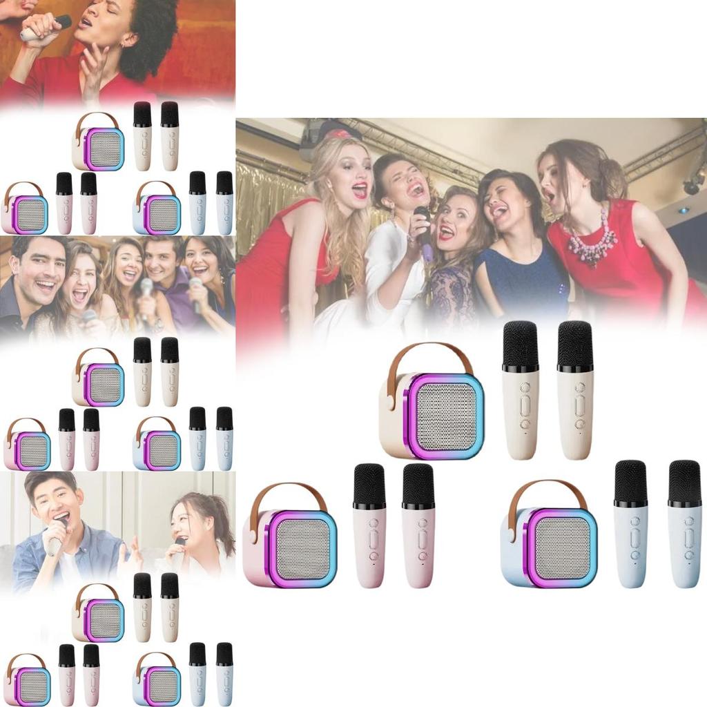 Portable K12 Bluetooth Speaker With Wireless Microphone Ideal For Outdoor Ktv And Home Singing