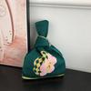 Crochet Shopping Bag of Korean Winter Fashion Chic Art Bags