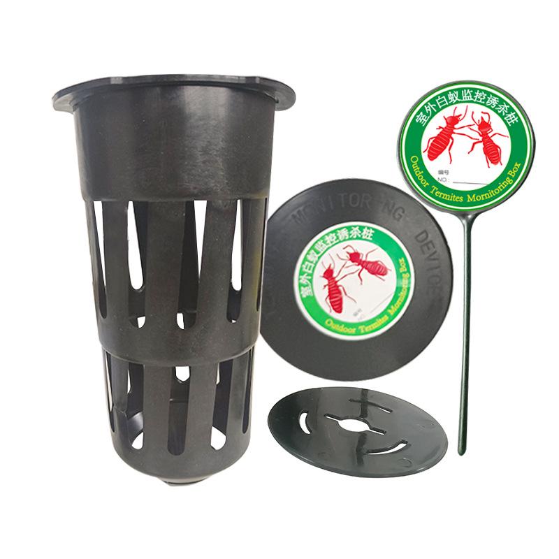 Smart Cat Termite Bait: Underground Wood Block Lure & Monitor Stake