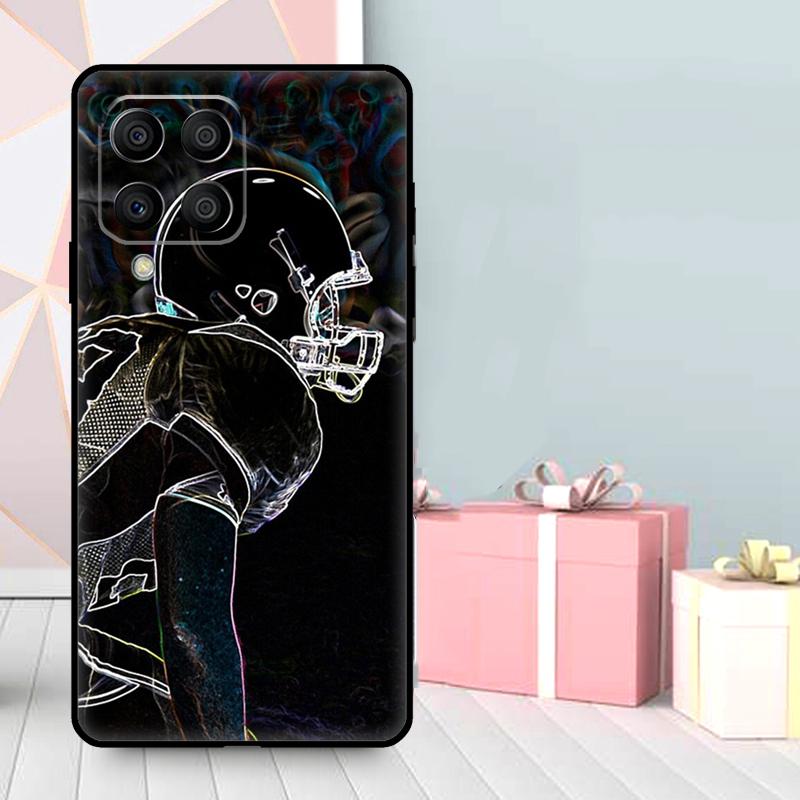 American Football College Sport Case For Samsung Galaxy M16 M31 M21 M13 M33 M53 M15 M35 M55 M36 M56 M12 M32 M52 M14 M34 M54
