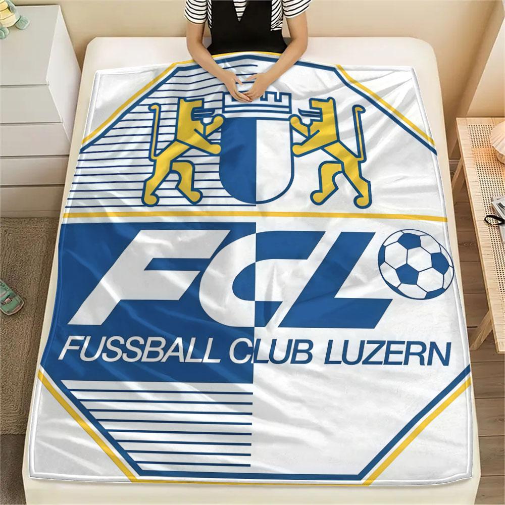 FC Luzern FlAannel Blanket, High Quality Comfortable for All Seasons, Home Decor, Warmth and Comfort
