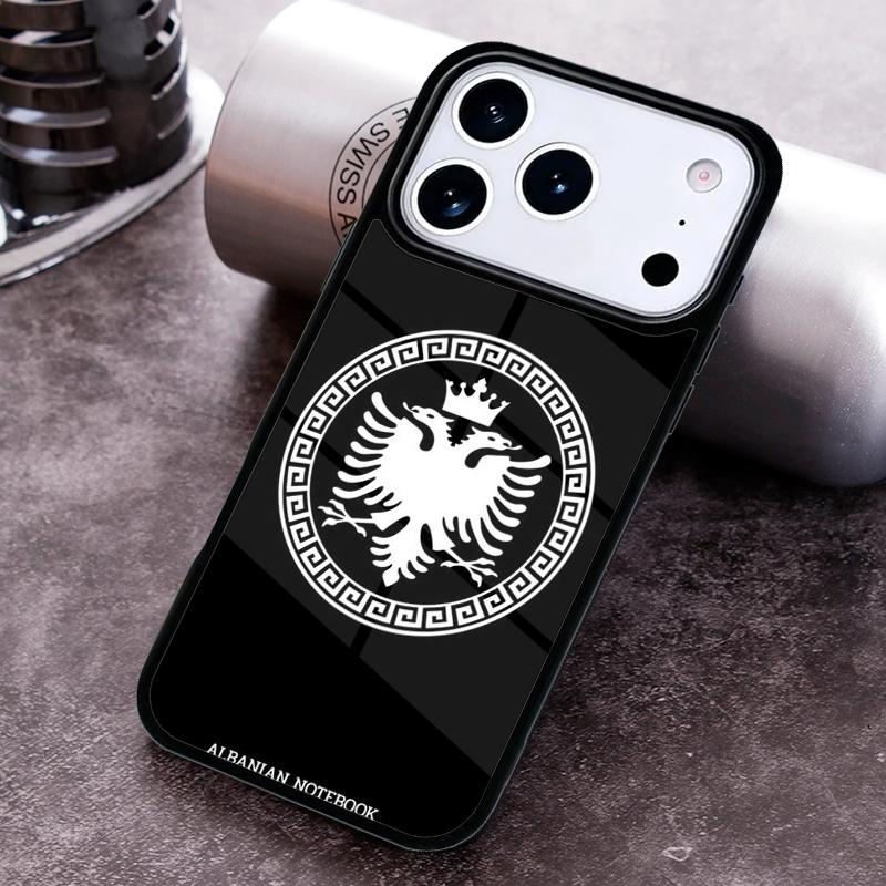 Albanian Flag Phone Case For iPhone 17 16 15 14 13 12 11 Pro Max Plus 17Air Soft Silicone Cover