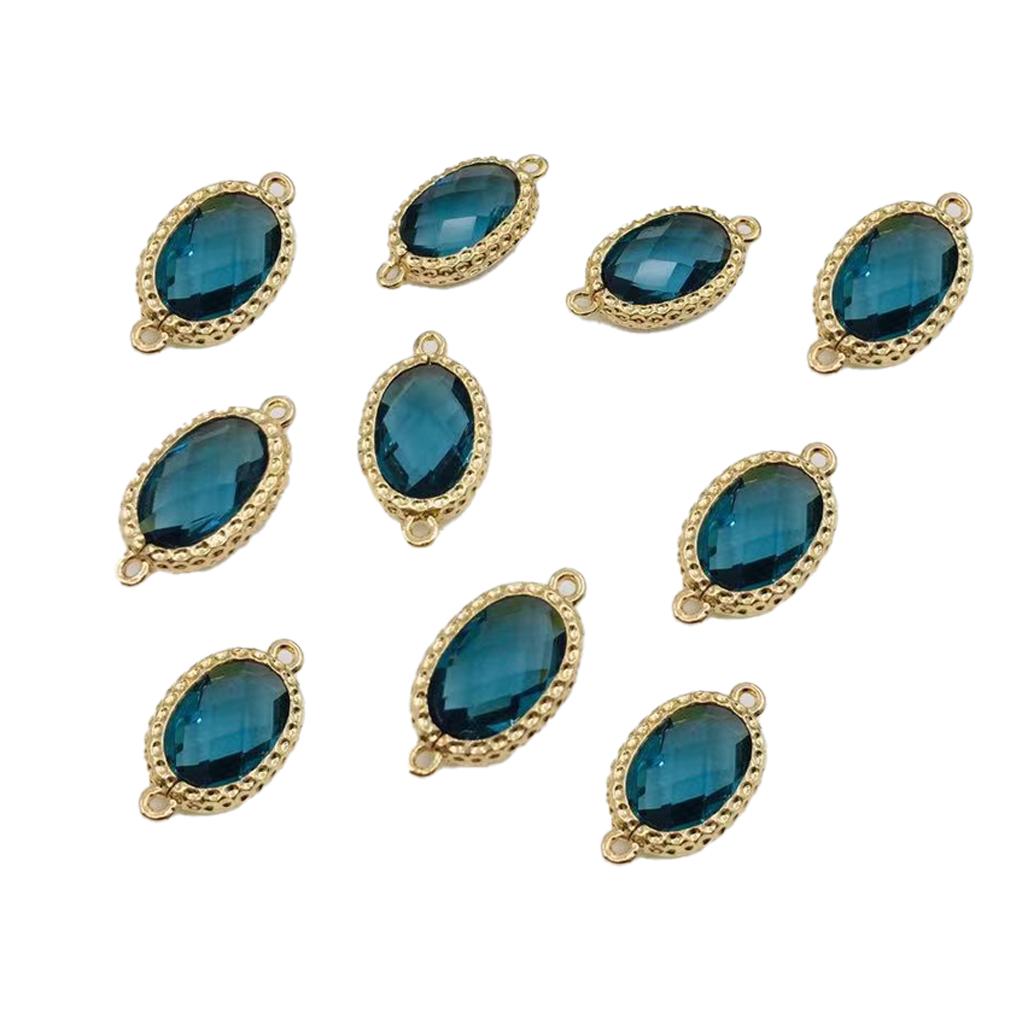 

10 шт., стеклянные ювелирные изделия, медный край, очаровательное стильное декоративное ожерелье «сделай сам», колье, ювелирные аксессуары