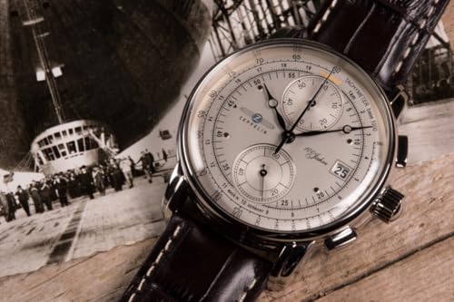 Zeppelin 100th Anniversary Ivory Dial Men's Watch 86701 [Official Import]