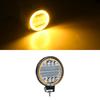 4-Inch 72W 6000k LED Work Light Combo Spot Flood Off Road Driving Amber Fog Lamp Large Field of View Work Light Auto Accessories