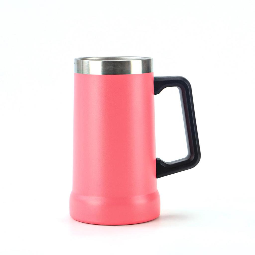 304 Stainless Steel Vacuum Insulated Coffee Tumbler with Handle - Portable Customizable Brazilian Beer Cup