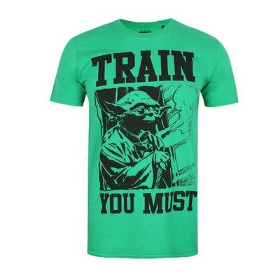 Mens Train You Must Yoda T-Shirt