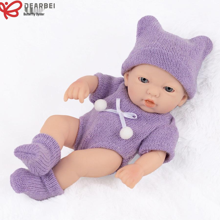 7-inch Soft Vinyl Reborn Baby Doll - Soothing Toy for Children