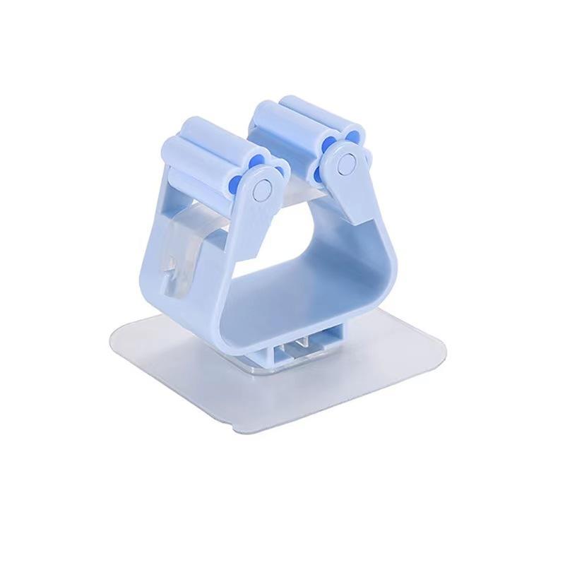 2 STUKS OF 4 STUKS Mop Opbergrek Badkamer Zuignap Hangen Pijp Spoorloos Mop Klem Bezem Hanger Wandmontage Waterdicht Moprek