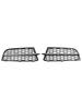 2 STÜCK Stoßstange Nebelscheinwerfer Abdeckung Blende Grill Gitter Passform BMW F20 F21 2011-2015 M