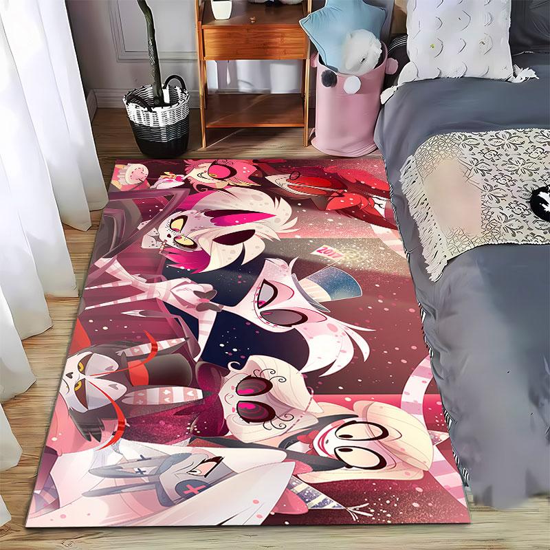 "Colorful Cartoon Characters Carpet" suitable as a non-slip mat for the living room or bedroom sofa