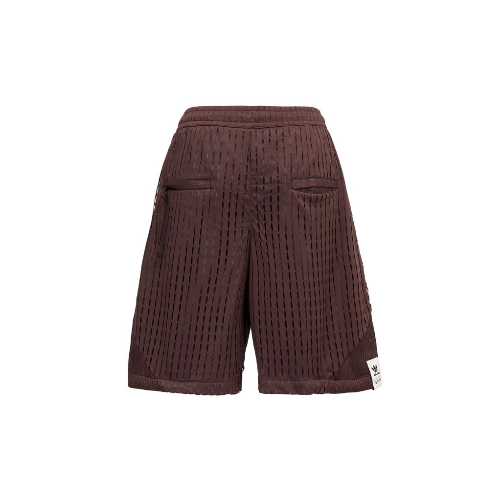 Adidas X Song For The Mute Short Dark Brown Unisex Bottoms IK8600