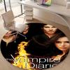 1pc The Vampire Diaries1 Design Printed Area Round Carpet for Bedroom Living Room Home Decor Rugs Mat Non Slip Mat Rug for Bedside
