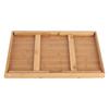 Portable Bamboo Wood Bed Tray Breakfast Laptop Desk Tea Food Serving Table Folding Leg