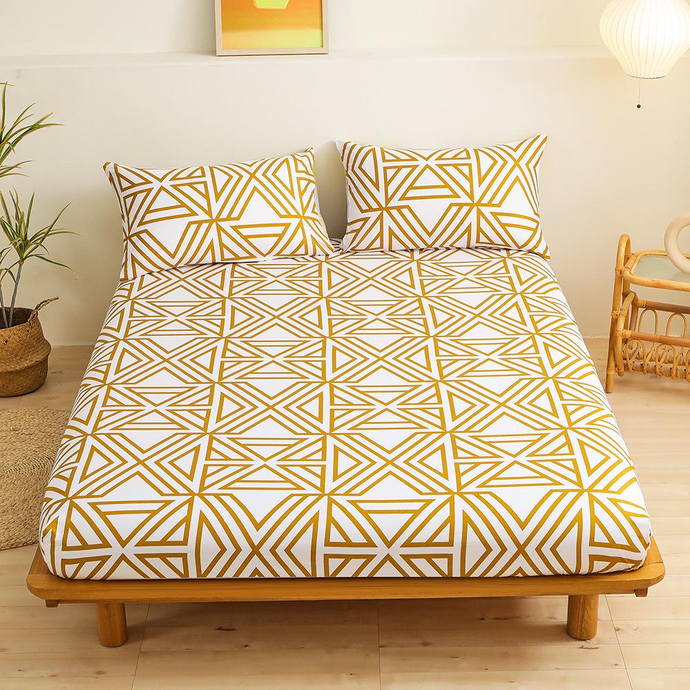 Bohemian Red Stripe Bedding 2/3pcs Bohemian Red Stripe Bedding Set - Twin/Full/Queen/King All-Season Comfort Bed Sheet and Pillowcase Set