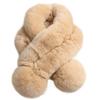 Rex Rabbit Hair Scarf Women's Autumn and Winter Korean Version Thickened Warm Plush Fur Scarf Mao Mao Collar Real Hair
