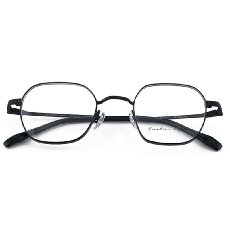 

FACETION Оправа для женских и мужских очков из легкого металла, полностью из титана FL26038 C4 Gold