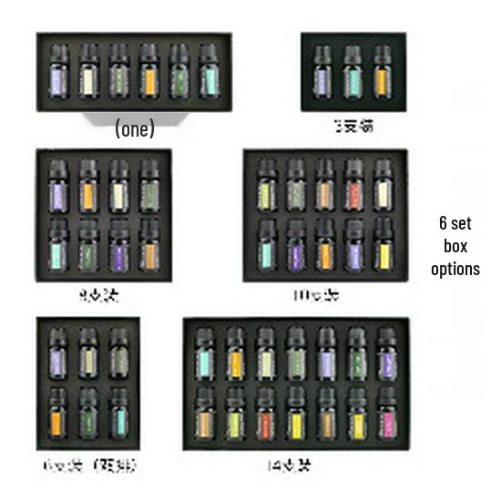 Lavender, Tea Tree, Rose, Sweet Orange & Rosemary Essential Oil for Face Massage & Aromatherapy