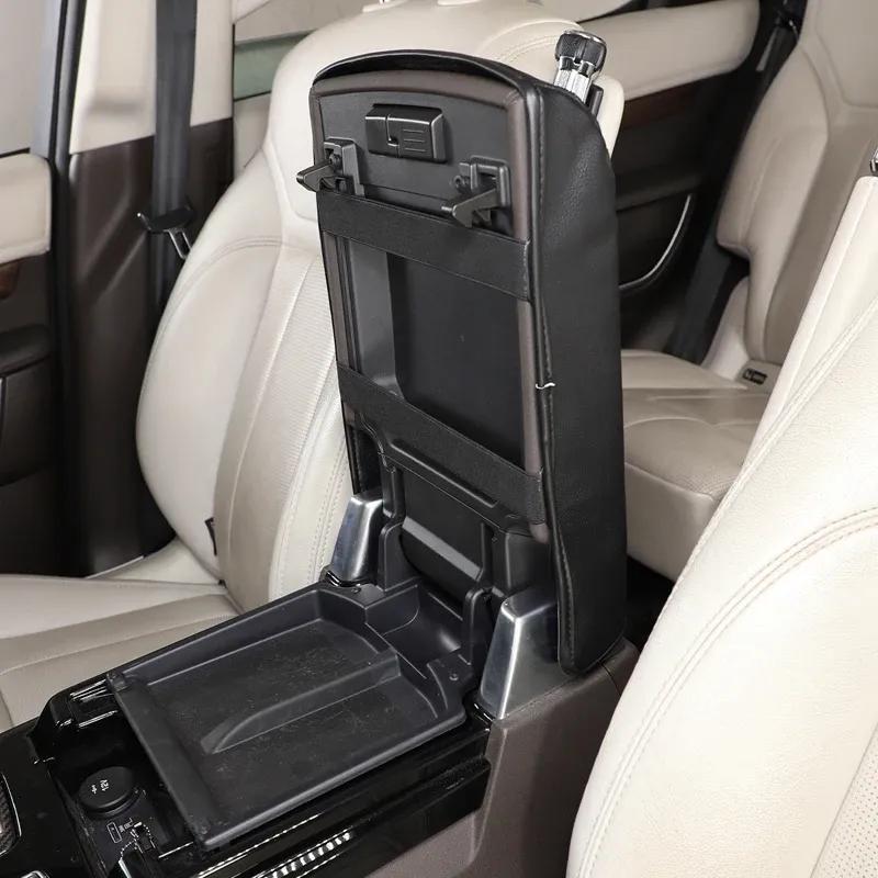 For 17-22 Land Rover Discovery 5 Armrest Box Cover Center Armrest Pad Car Interior Anti-scratch Dust Mat Cover Leather Material