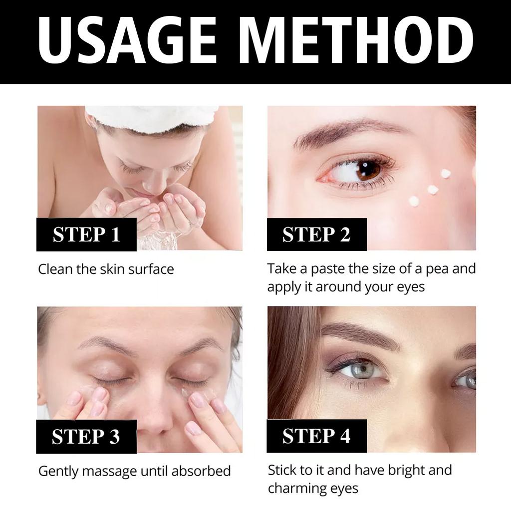 Instant Firm Eye Cream Under Eye Tightening Treatment for Fine Lines Dark Circles & Puffiness Smoothing Lifting Skincare Product