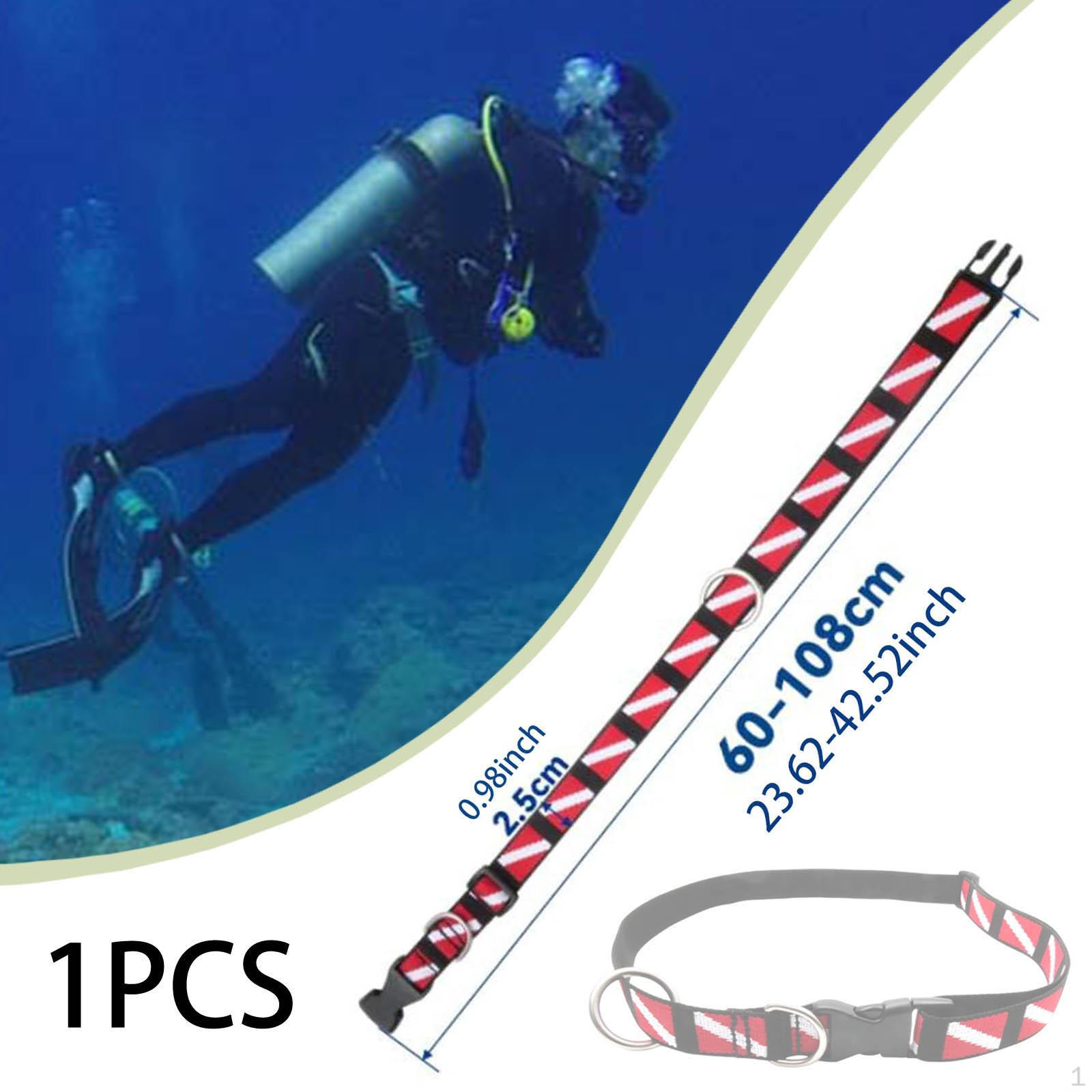 Пояс для дайвинга Дайвинг Легко использовать Подвешивать и Переносить Снаряжение Подвесной ремень красный