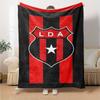 Alajuelense Logo Print Flannel Blanket High Quality Warm Comfortable Cover for All Seasons Perfect for Gifts Home Decor