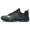 Li Ning Sonic Boom 1.0 Amorti Dégradé Antidérapant Résistant à l'Abrasion Basse Tige Chaussures de Badminton Homme Noir Bleu AYZN009-16