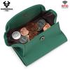 Humerpaul Ladies Clutch First Layer Cowhide Wallet Thin Wallet Large Capacity Coin Bag with Photo Window Coin Purse