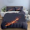 Blazing Blade of Fury Bedding Sets Duvet Covers Pillowcases(1* Duvet Cover 2* Pillowcases Without Duvet Insert)