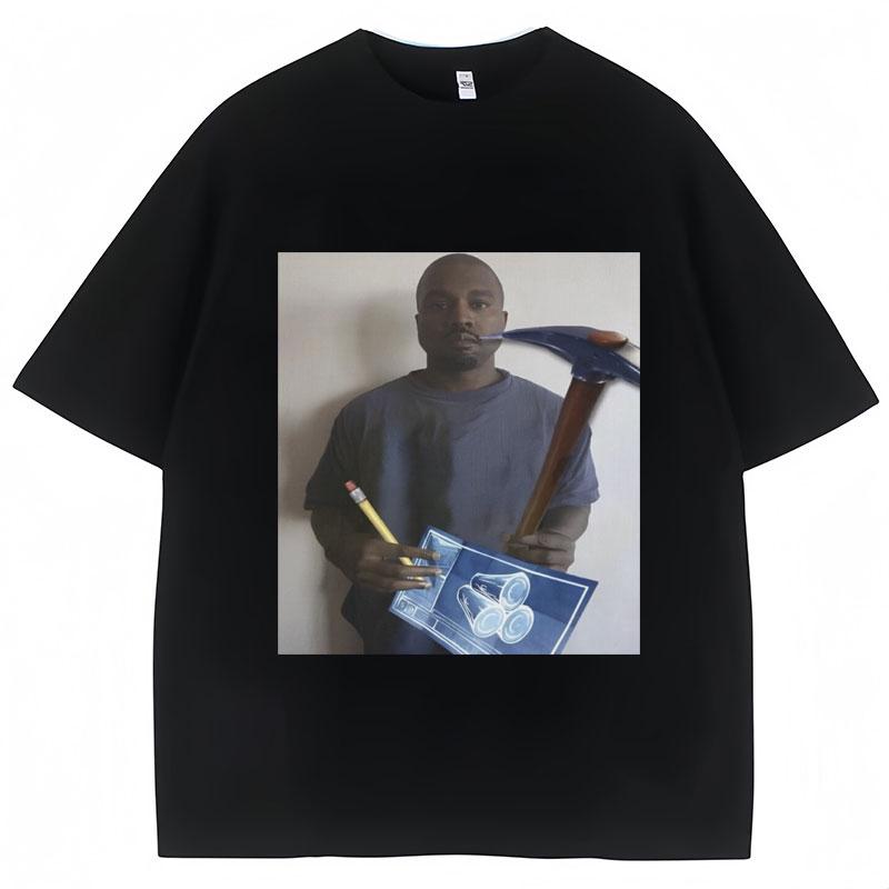 

Funny Kanye West Meme Graphic T-shirt Kid s Video Game Humor T Shirt Men Women Oversized Creativity Cotton Tees Streetwear S