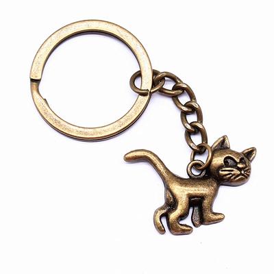 1 Stück 30x22mm Katzenanhänger Schlüsselanhänger Geschenkideen
