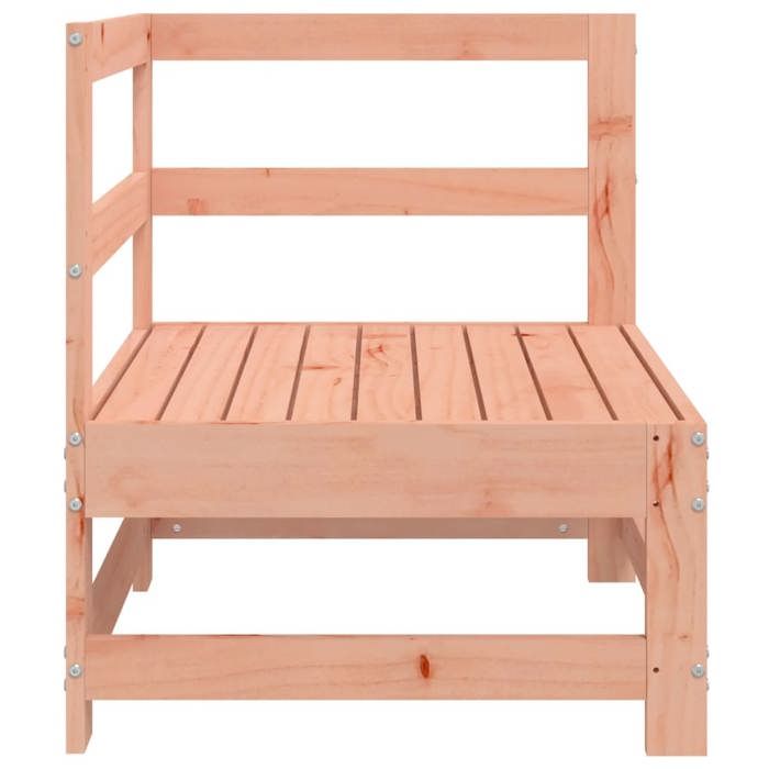 VidaXL Canapé d'Angle de Jardin, Siège avec Dossier, Meuble de Terrasse Patio Arrière-cour Balcon Extérieur, Marron Bois 825476