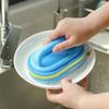 Cleaning Brush with Handle Kitchen Sponge Wipe Thickening Bathroom Tile Cleaning Sponge Household Stain Removal Clean Tools